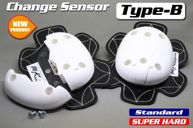 コバプラ チェンジセンサー Type-B 3分割(6点止)カラーチョイスバージョン センター：ホワイト(スーパーハード)   右：ブラック(スーパーハード)   左：ブラック(スーパーハード)
